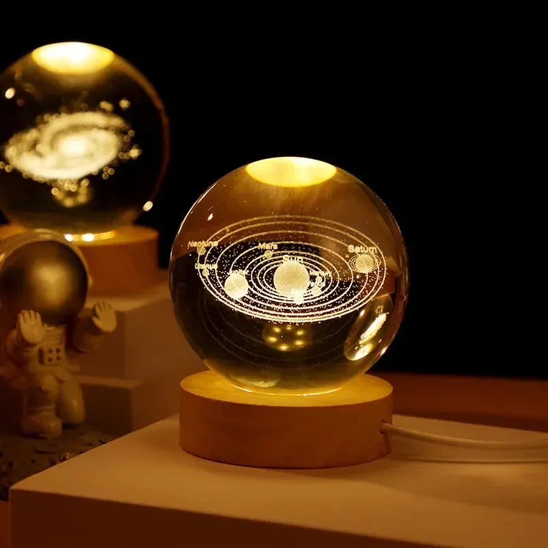 3D Planet Moon Lamp