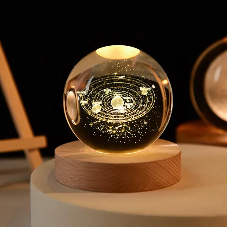 3D Planet Moon Lamp