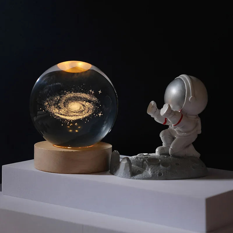 3D Planet Moon Lamp