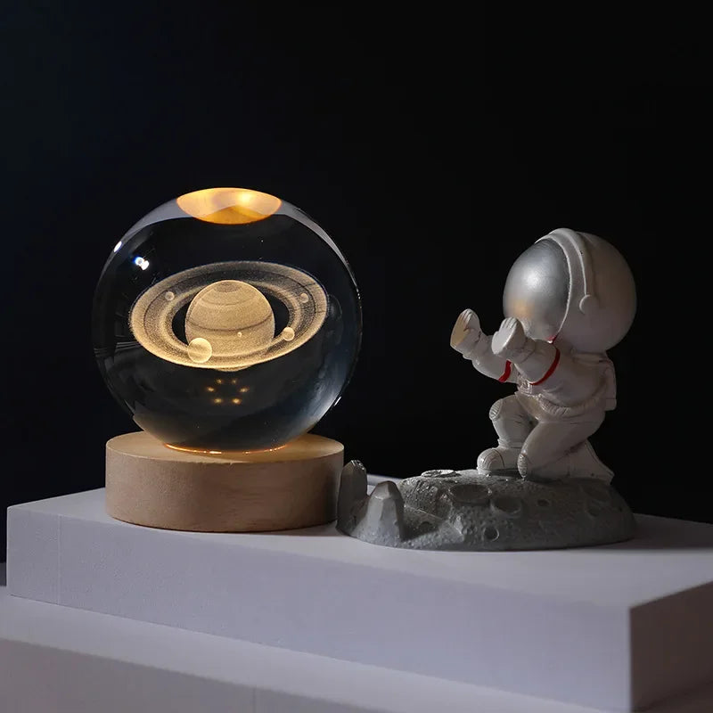 3D Planet Moon Lamp