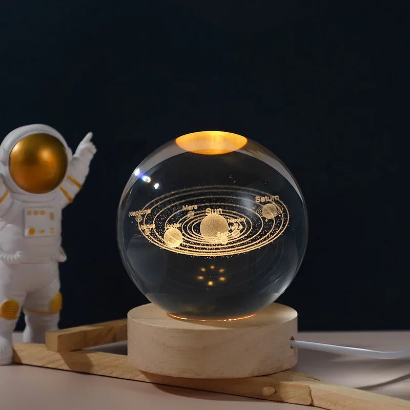 3D Planet Moon Lamp
