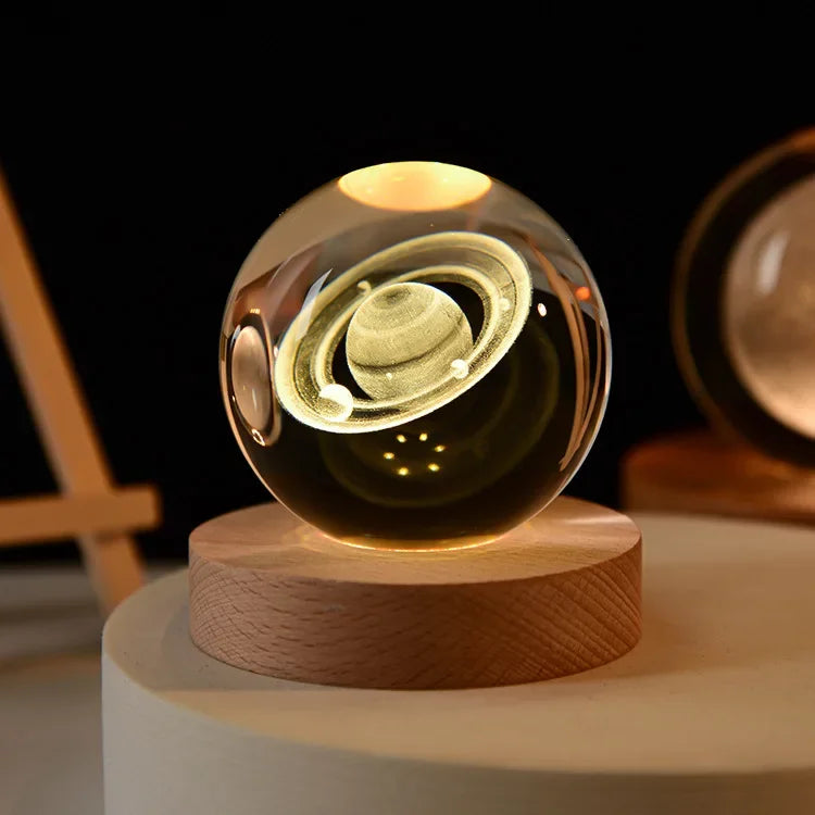 3D Planet Moon Lamp
